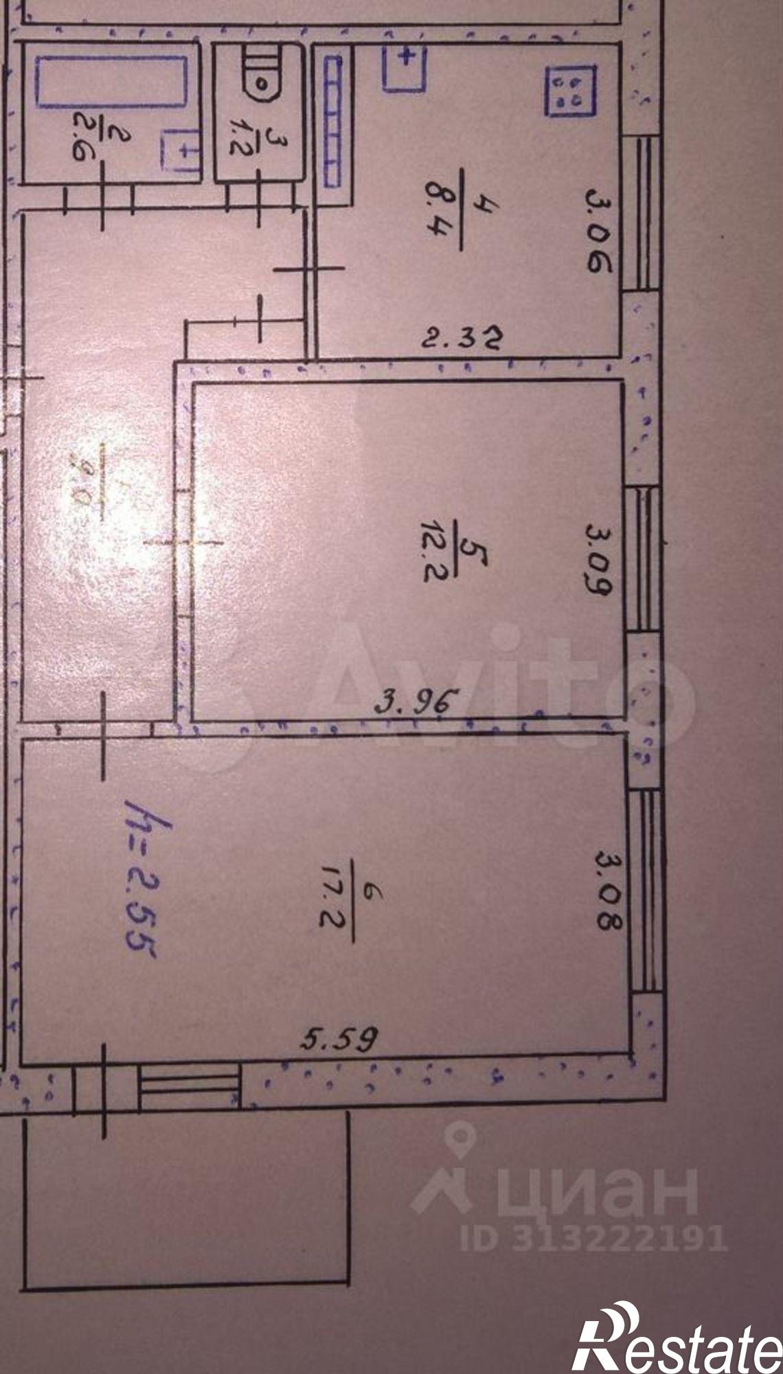 Купить квартиру за 5 999 000 рублей на ул Блюхера, 19
