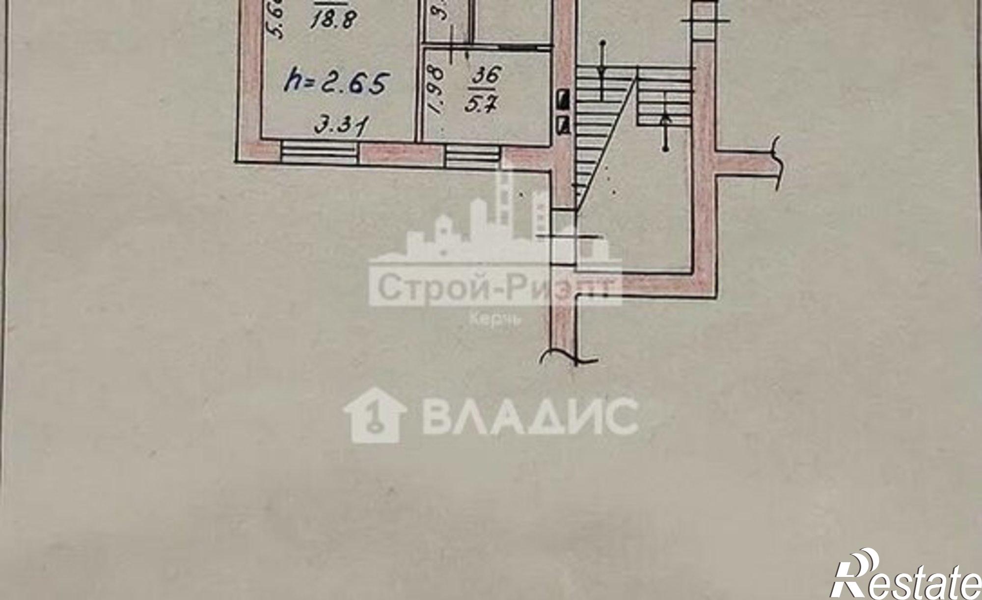Купить квартиру за 4 450 000 рублей на Херсонская улица, 6
