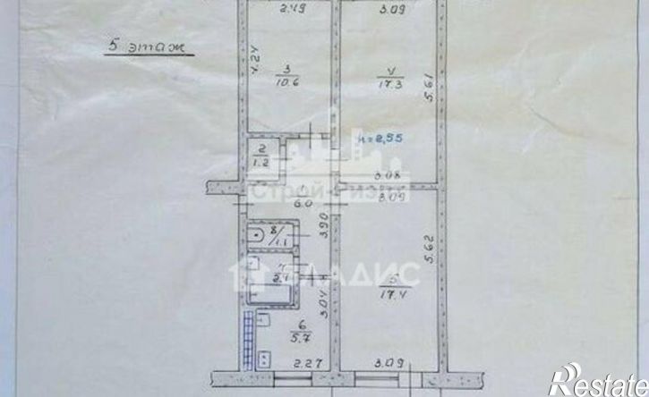 3-комн квартира улица Горького, 2Б,  д. 2Б