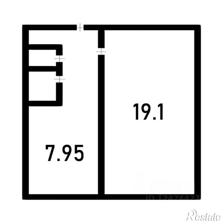 1-комн квартира шоссе Героев Сталинграда, 62,  д. 62