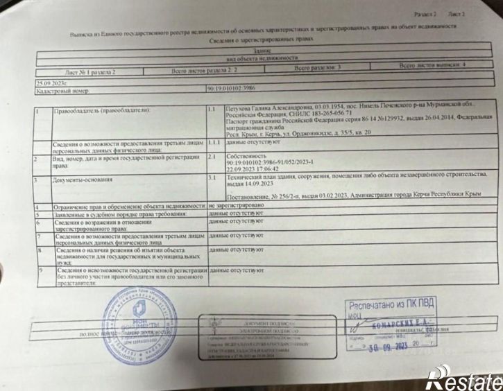 Земельный участок городской округ Керчь