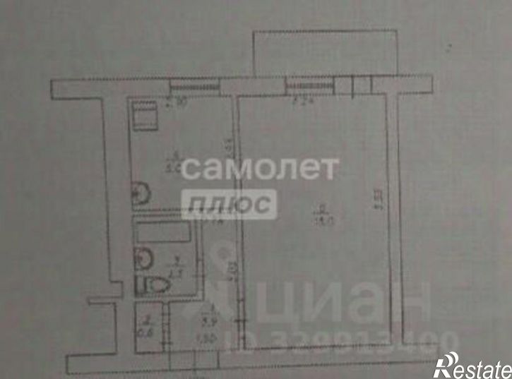 1-комн квартира ул Спартака, 7,  д. 7