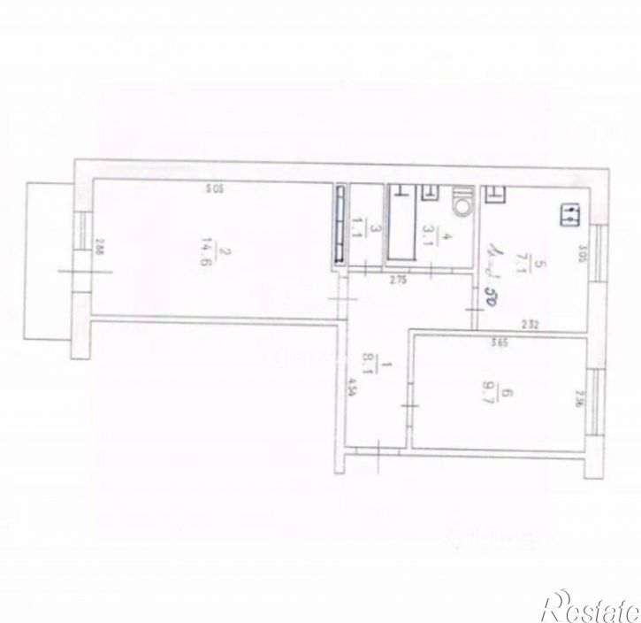 2-комн квартира улица Суворова, 25,  д. 25