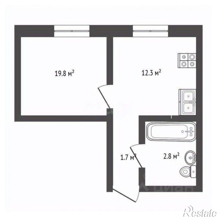1-комн квартира Индустриальное шоссе, 8,  д. 8