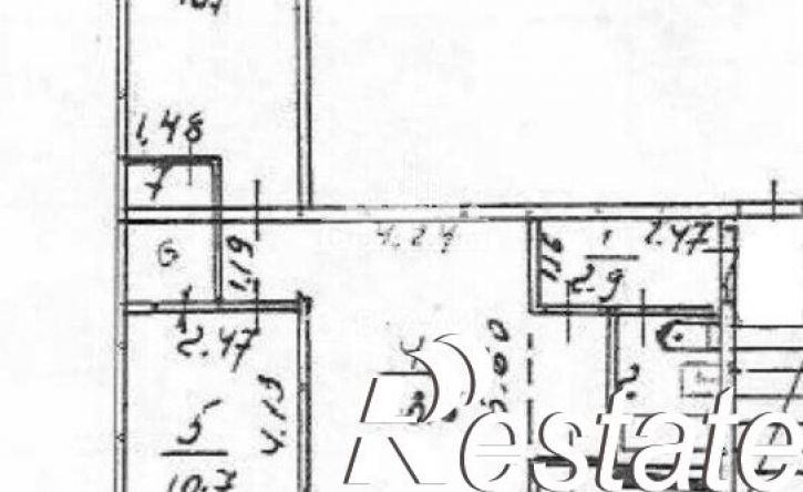3-комн квартира улица Островского, 1Б,  д. 1Б